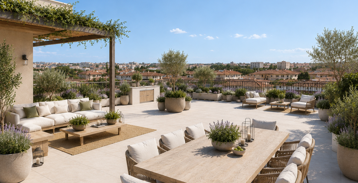 BIEN D'EXCEPTION - 5P DE 110M² EN DERNIER ETAGE AVEC TERRASSE DE 160M² — photo 1