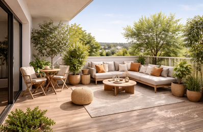 ETONNANT T3 DE 60m² AVEC TERRASSE DE 15m² ET PARKINGS — photo du bien