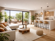 ETONNANT T3 DE 60m² AVEC TERRASSE DE 15m² ET PARKINGS — photo 2