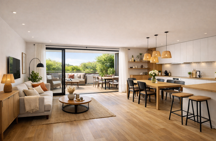 -SUPERBE T4 LUMINEUX DE 80m² avec DEUX TERRASSES — photo 2