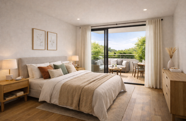 -SUPERBE T4 LUMINEUX DE 80m² avec DEUX TERRASSES — photo 3