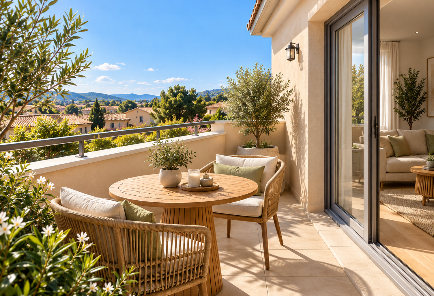 SALON-DE-PROVENCE – T2 NEUF EN DERNIER ÉTAGE AVEC TERRASSE — photo 1