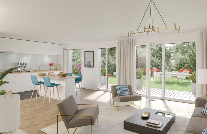 AU CALME 4P DE 92M² EN REZ DE JARDIN AVEC 150M² D'EXTERIEUR — photo 2