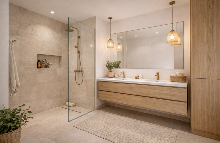 -GRAND T2 de 50m² AVEC VUE DEGAGEE - TERRASSE de 12 m² - LA ROQUE D'ANTHERON  — photo 4