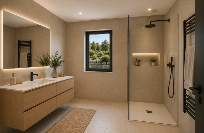 Villa T4 neuve de 100 m² disponible immédiatement avec jardin, garage dans résidence sécurisée avec  — photo 4