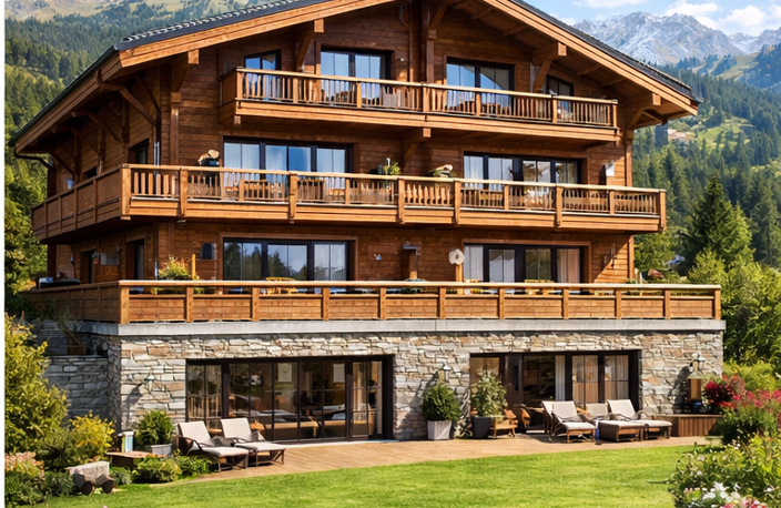 -Un refuge d’exception au cœur de Megève / An exceptional retreat in the heart of Megève — photo 2