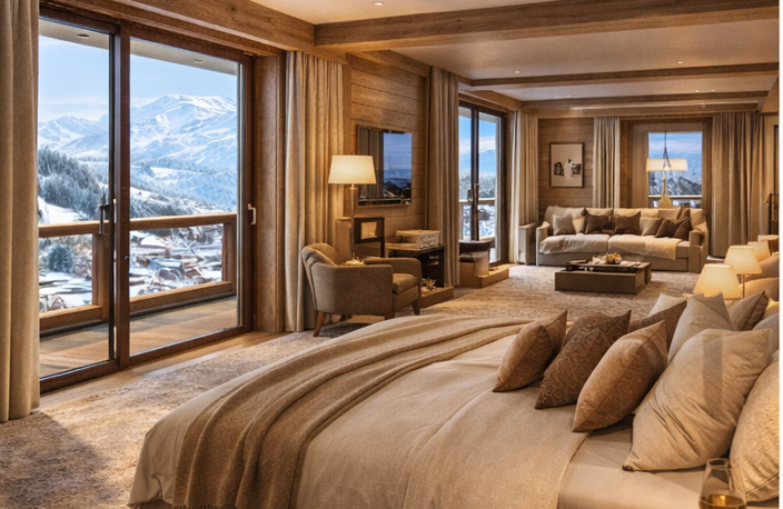 -Un refuge d’exception au cœur de Megève / An exceptional retreat in the heart of Megève — photo 4