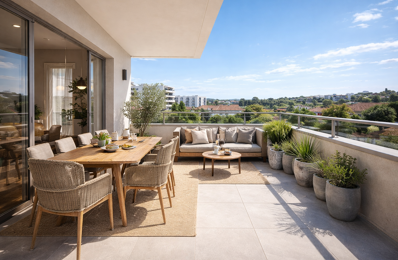 -T3 avec grande terrasse de 18 m², à deux pas des commerces, écoles et centre-ville : l’espace idéal — photo du bien
