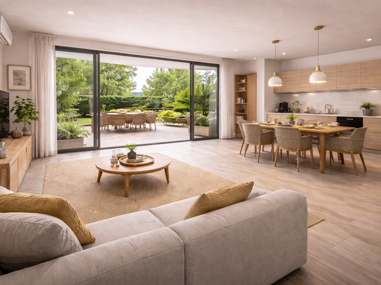 T3 en rez-de-jardin plein sud avec 48 m² d’extérieur : le confort d’une maison dans un appartement n — photo 1
