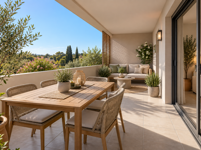 APPARTEMENT 2 PIECES DE 45m² AVEC GRANDE TERRASSE - ZONE DU PESQUIER — photo 1