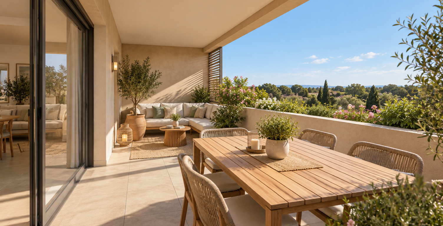 -APPARTEMENT 3 PIECES AVEC GRANDE TERRASSE ET BOX  — photo 1