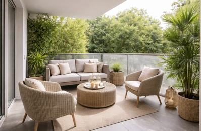 ALLEES PROVENCALES - GRAND T2 de 50m² AVEC TERRASSE ET PARKING — photo du bien