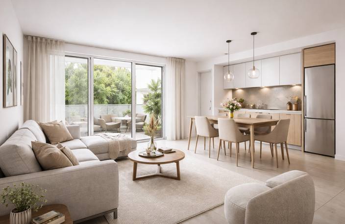 ALLEES PROVENCALES - GRAND T2 de 50m² AVEC TERRASSE ET PARKING — photo 2