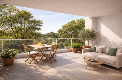 Dernier étage avec grande terrasse – T3 neuf à Aix-en-Provence Célony — photo du bien