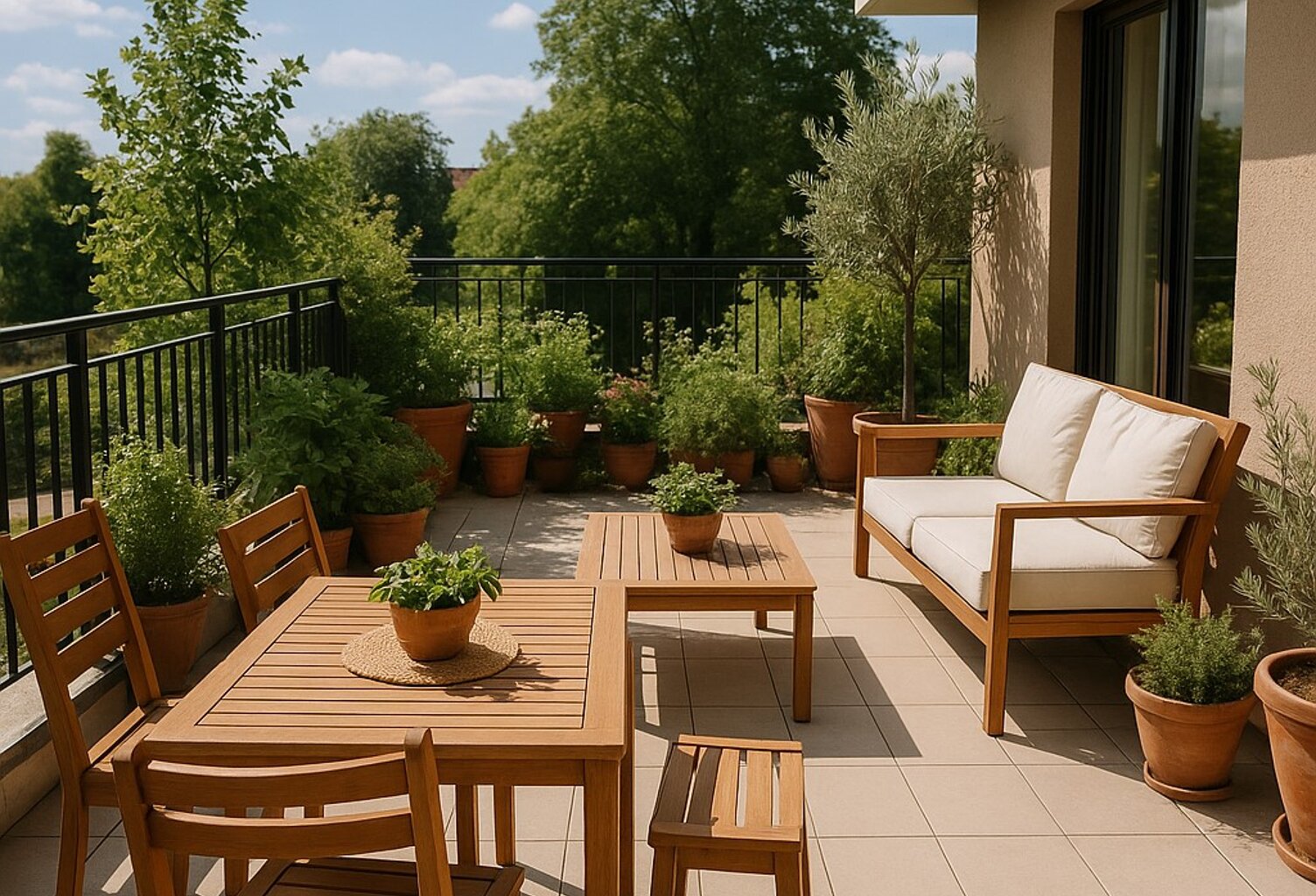-MAGNIFIQUE 4P TRAVERSANT DE 85M² AVEC 14M² DE TERRASSE ET PARKING — photo 1