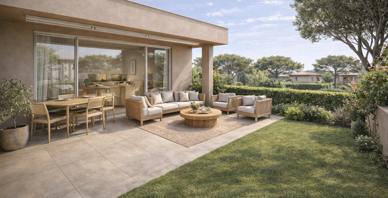 -MAGNIFIQUE MAISON 4P DE 96M² AVEC 70M² D'EXTERIEUR ET GARAGE — photo 1