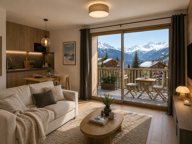 2 pièces avec cabine et balcon au pied des commerces et remontées !  — photo 2