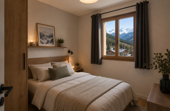 2 pièces avec cabine et balcon au pied des commerces et remontées !  — photo 3