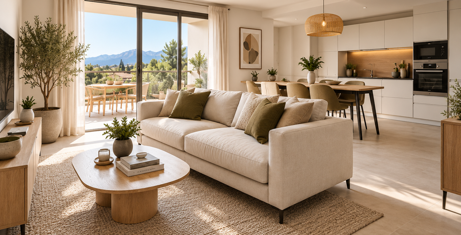 - Grand T2 de 56 m² avec terrasse et parking au calme Aix-en-Provence  — photo 1