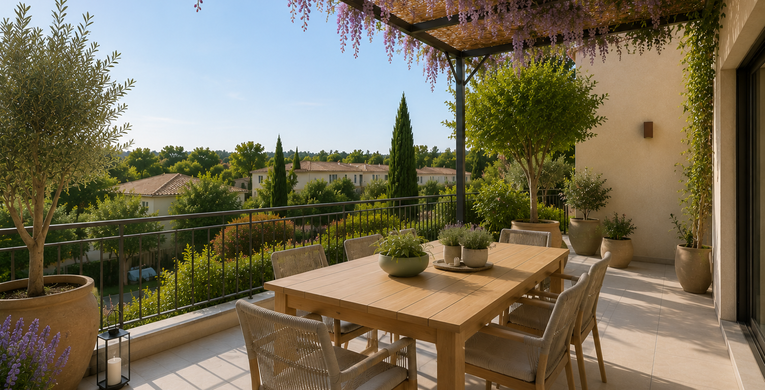 Confort, espace et sérénité : découvrez ce T4 de 95 m² avec terrasse et parking à Aix — photo 1
