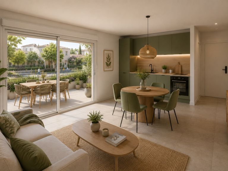 -T2 NEUF AVEC SUPERBE TERRASSE DE 19M² SUD DANS UN ENVIRONNEMENT VERDOYANT — photo 1
