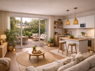 CHATEAU NEUF DE GADAGNE - 2P DE 50M² AVEC GRAND JARDIN ET STATIONNEMENT — photo 2