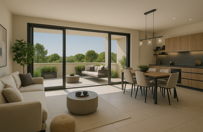 - ENTRE GIGNAC ET MARIGNANE - 3P DE 65M² AVEC TERRASSE DE 25M² — photo 2
