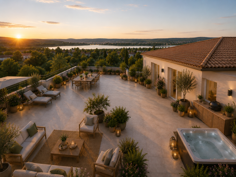 -EXCEPTIONNEL T4 ROOFTOP AVEC TERRASSE PANORAMIQUE DE PLUS DE 114 m² — photo 1