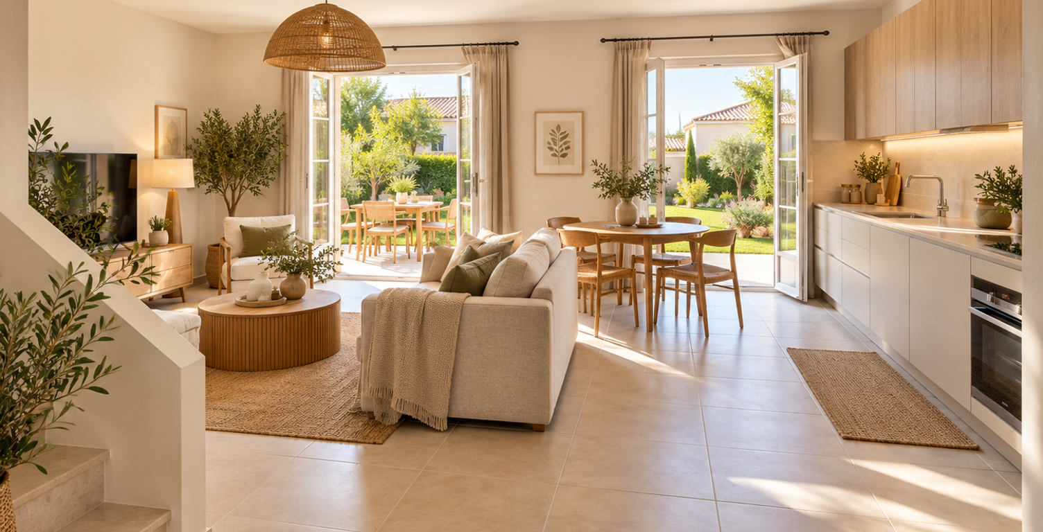 SAINT-ZACHARIE – MAISON T3 NEUVE AVEC JARDIN DE 105 M² ET DOUBLE STATIONNEMENT — photo 1