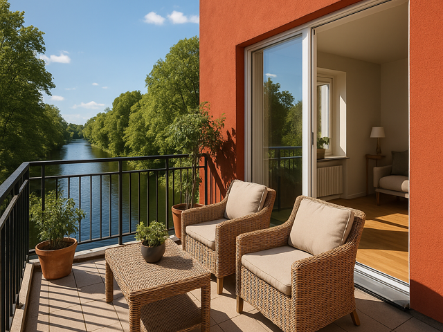 NEUF : 2 pieces  LUMINEUX avec TERRASSE - Au bord de la Bruche — photo du bien