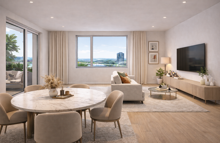 Dernier étage – Superbe 5 pièces avec plafond de 2,80 m et vue panoramique – Loggia et potentiel séj — photo 2
