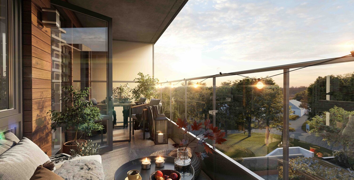 T2 RARE EN ATTIQUE AVEC GRANDE TERRASSE DE 16m²/BORDURE DE CHAMPS/STRASBOURG CENTRE EN 10 MINUTES — photo 1