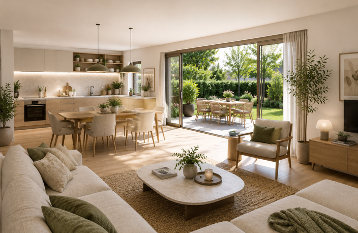 4 Pièces en TRIPLEX de 85 m2 avec JARDIN à 10 minutes de STRASBOURG — photo 2