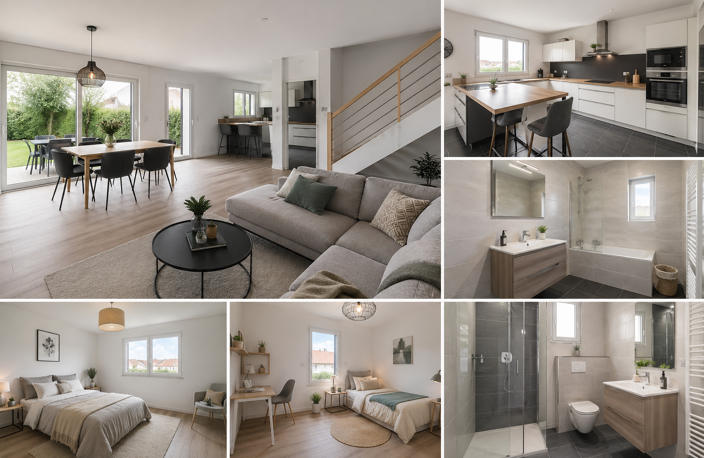 HOLTZHEIM, votre maison neuve 109 m² avec jardin aux portes de Strasbourg  — photo 2