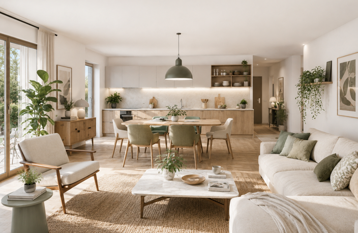 BIEN UNIQUE ! DUPLEX T4 AVEC 187 M2 JARDIN ET GRANDES COMBLES AMENAGEABLES — photo 2