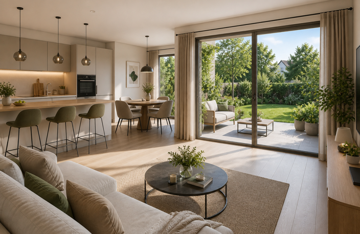 OSTWALD – 3 PIÈCES AVEC GRAND JARDIN AU CALME – COMME UNE MAISON ! — photo 2