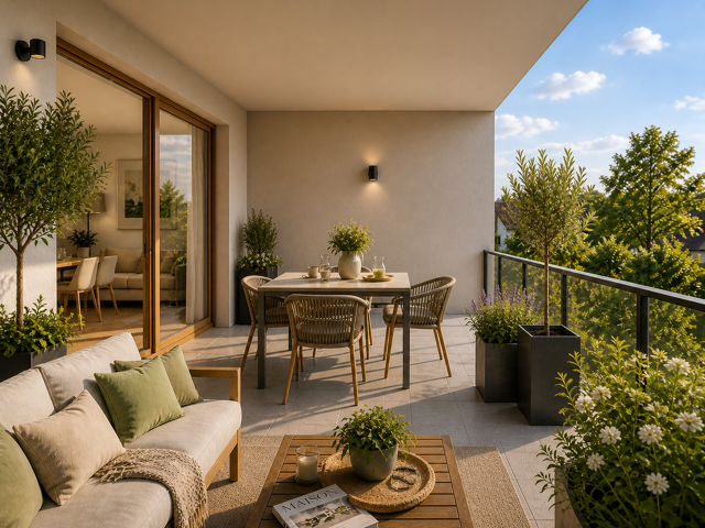 OSTWALD - GRAND T4 BEAUX VOLUMES - RESIDENCE INTIMISTE — photo du bien
