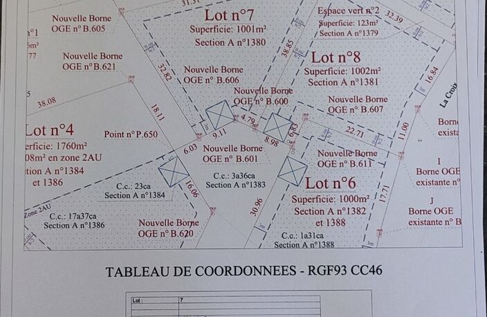 Vente Terrain à bâtir 1 001 m&sup2; — photo 5