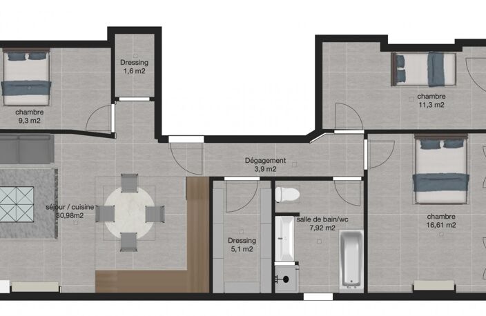 Appartement à vendre Marseille — photo 3