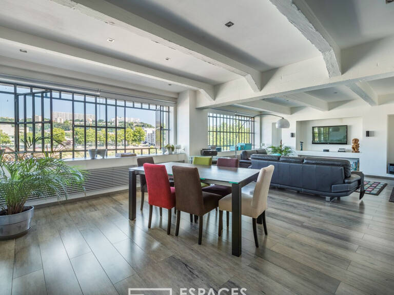 Loft avec vue sur la Saône dans une ancienne biscuiterie — photo 1