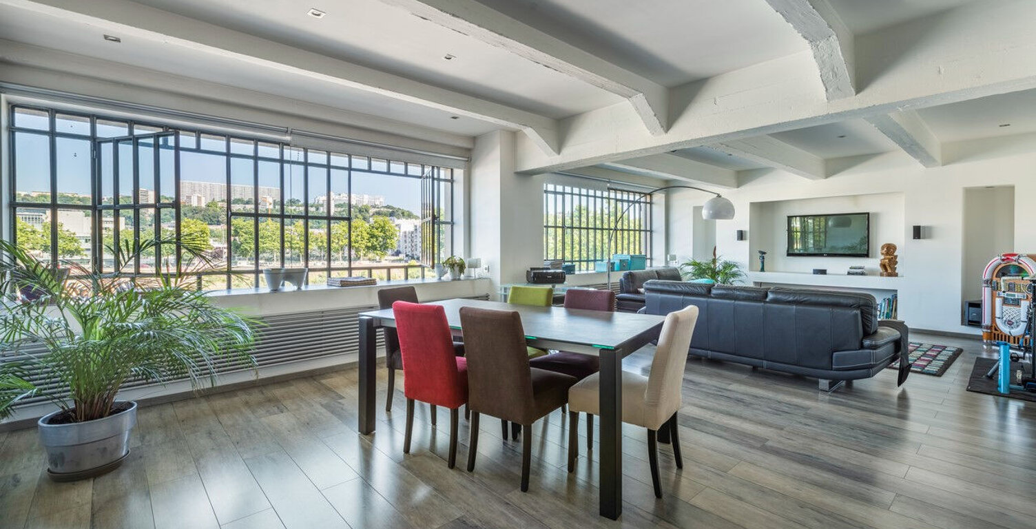 Loft avec vue sur la Saône dans une ancienne biscuiterie — photo 1