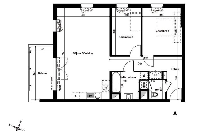 Vente Appartement 3 pièces — photo 2
