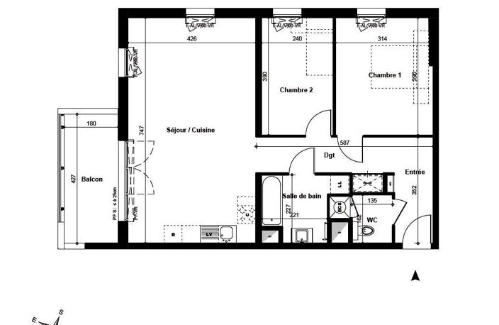 Vente Appartement 3 pièces — photo 4