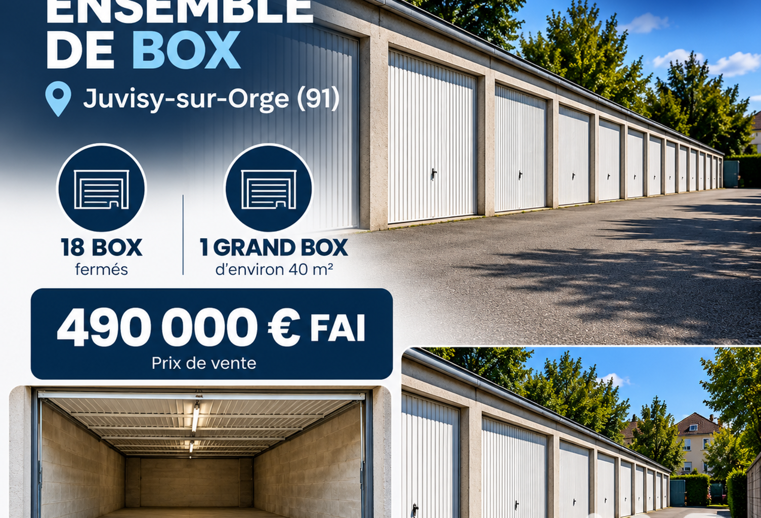 Vente Garage 265 m&sup2; — photo 1
