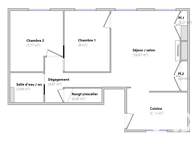 Vente Appartement 3 pièces — photo 2