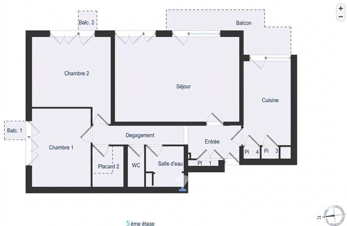 Vente Appartement 3 pièces — photo 2