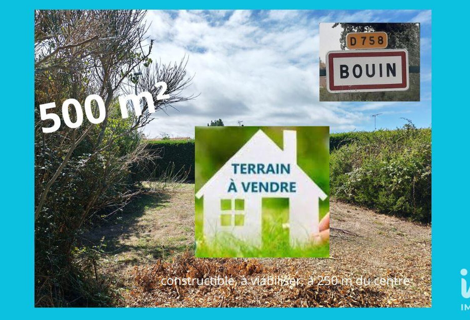 Vente Terrain 500 m&sup2; — photo 1