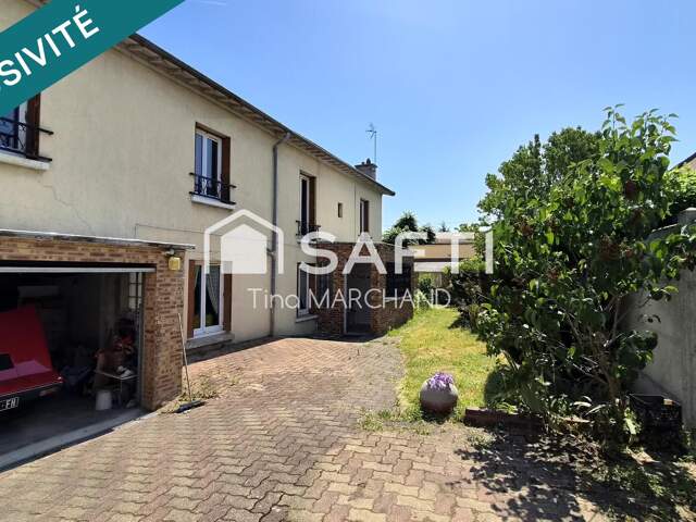 MAISON FAMILIALE 100 m² FORT POTENTIEL AVEC JARDIN, DÉPENDANCE ET GARAGE — photo du bien