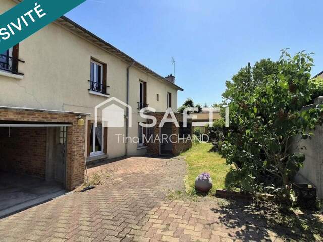 MAISON FAMILIALE 100 m² FORT POTENTIEL AVEC JARDIN, DÉPENDANCE ET GARAGE — photo du bien