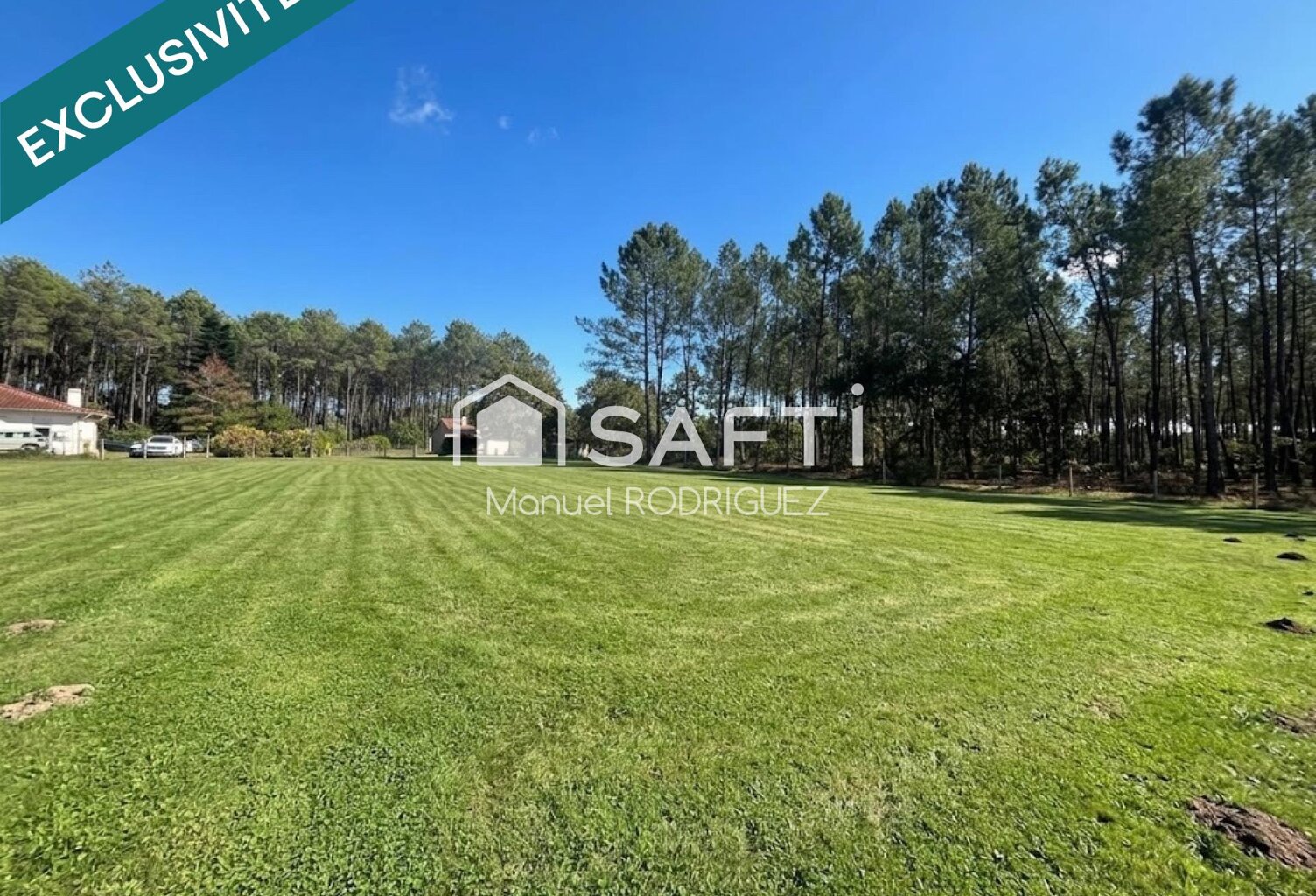 À VENDRE  TERRAIN CONSTRUCTIBLE DE 3 440 m² À LUXEY — photo 1